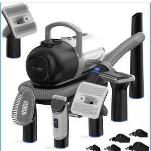 FurMe Professional Pet Grooming Vacuum Kit FM-01 NEW IN BOX W/extra Accessories